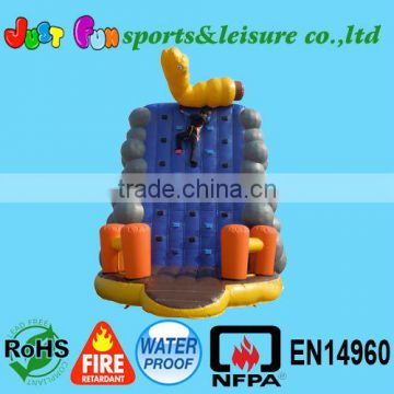 funny inflatable climbing wall, hot sale climbing wall, exciting outdoor inflatable climbing wall