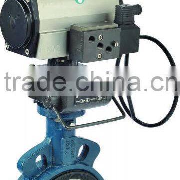 Wafer Butterfly Valve with Actuator