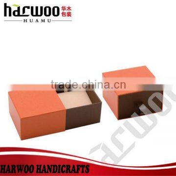 high quality hard paper shape jewelry box wooden gift box