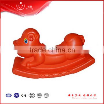 kids cheap red monkey plastic rocking horse