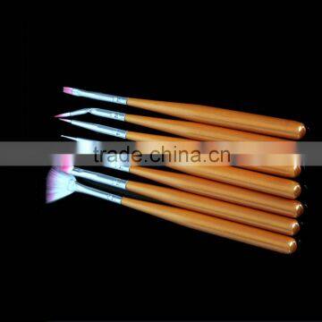Fashion Design 7PCS/1 Lot Painting Dotting Pens Nail Brushes Women Nails Art Tools Manicure Pen Plastic