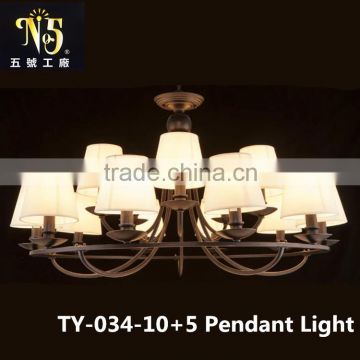 2016 New Design American Style Led Iron Pendant Light For Indoor Decoration With Factory