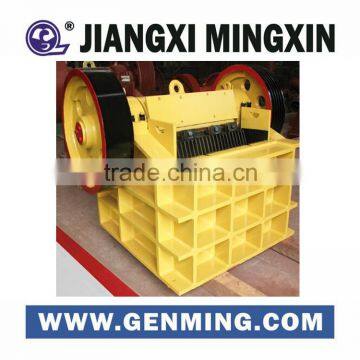 High efficiency PE-400X600 outlet size 40mm to100mm jaw rock crusher for gold processing / mining