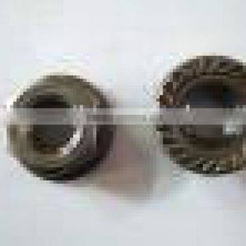 Flange hex knurled nuts