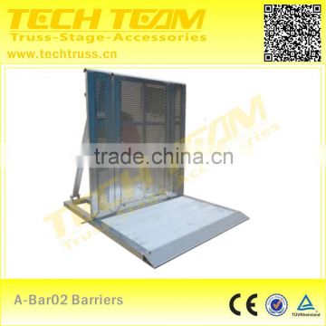 barriers base for concert expandable barriers ,used crowd control barriers