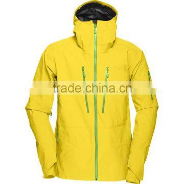 Fashion yellow outdoor ski wears