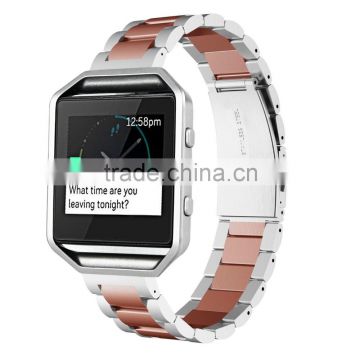 For Fitbit Blaze Wrist Strap, Stainless Steel Bracelet Band Strap for Fitbit Blaze Smart Fitness Watch