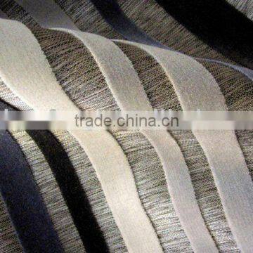 yarn-dyed stripe velvet fabric for sofa ,cushion