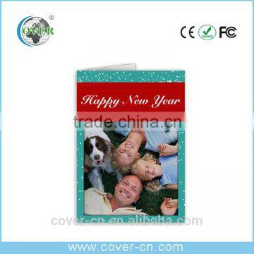 Custom 2015 Newest Christmas Music Greeting Card New Year Sound Voice Recording Card photo-2