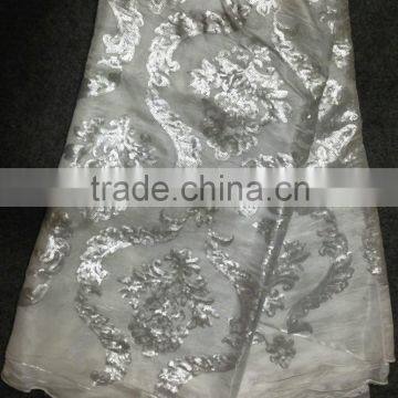 Stock Sample Comfortable Cheap Korea Silk Lace Fabrics Supplier