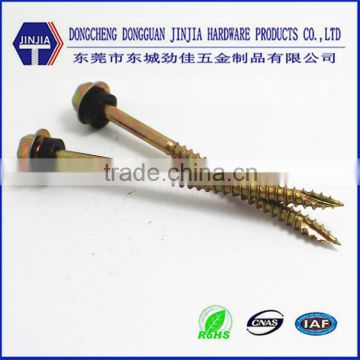 Hex head self drilling wood screw with sharp point #12-11x75