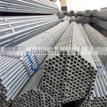 galvanized iron pipe/tube for building structure, greenhouse frame, scaffolding