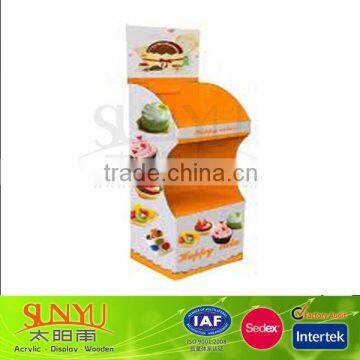 2 tier POP plastic acrylic floor display