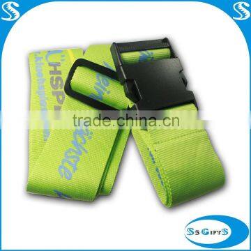 Promotional custom travel top quality nylon luggage bag belt