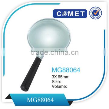 Plastic Frame and Plastic Handle Hand Held Magnifier/magnifying glass