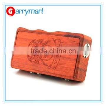 China Electronic Cigarette Manufacturer Dual 18650 Wooden Box Mod 120 Watt/150w Box Mod in Stock