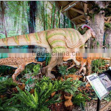 Fiberglass Dinosaur Park Dinosaur Animatronic Dino