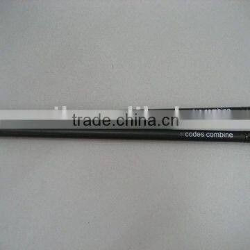 HB black wooden pencil with eraser