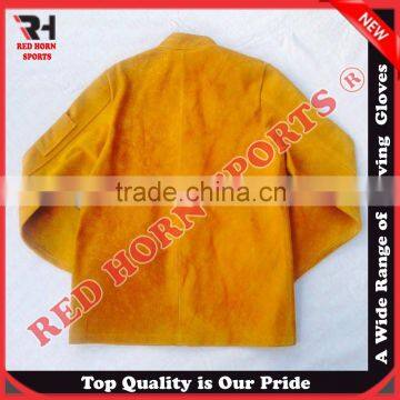 Split Cowhide Welding Jacket , Heat Protection photo-3