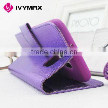 Classic Leather Wallet Case for Samsung Galaxy S6 Flip Case photo-5