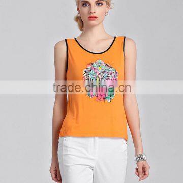 Plain Latest Fashion Sexy Gym Yoga Tank Tops Dancing Vest In Bulk