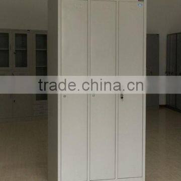 steel locker with 3 door stainless hanger