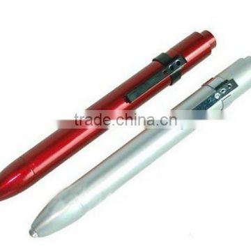 1*AAA pen led aluminum flashlight with clip