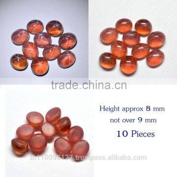 243.45 Ct Orange Star Sapphire 6 Rays Lab Created Stone