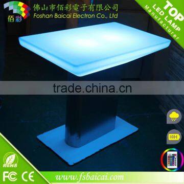 CE&ROHS approved light up led bar table /LED KTV table/led table