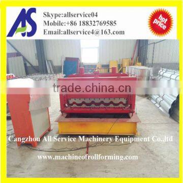 Roof Wall Glazed metal roof tile Roll Forming Machine