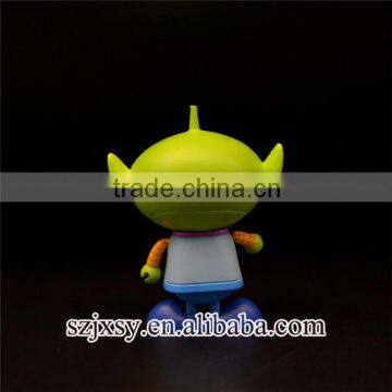 Cute Cartoon Resin Green Monster Statue Custom photo-4