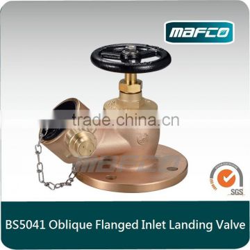 BS5041 PN16 Flanged Bronze Oblique Landing Valve