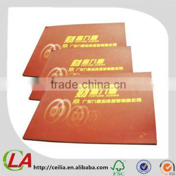 Guangzhou Printing Manufacture Gold Color Printing Matt Lamination Book