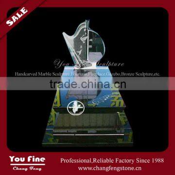 Black Decorative Marble Stone Cheap Headstones