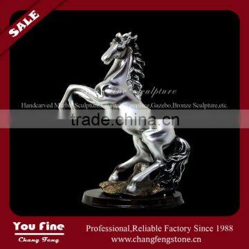 outdoor decorative stainless steel horse sculpture