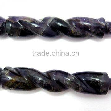 Amethyst Twisted Healing Stick