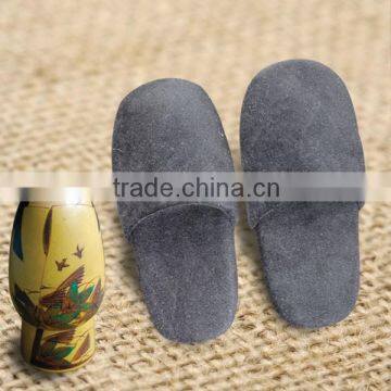 Plastic Dot Sole Outsole and Disposable Slippers Close Toe Hotel Anti-slip Hotel Bedroom Slipper