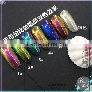 New Nail Powder Mirror Powder Metal Effect for Nail Art Manufacturer HONEY GIRL photo-5