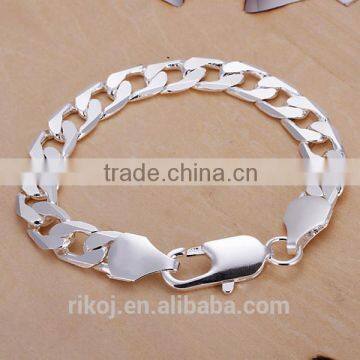 2015 Exquisite costume accessory sterling silver dubai bracelet