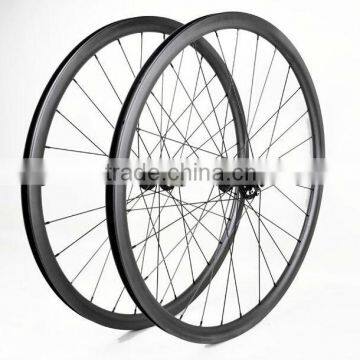 Dengfu factory sale 29er clincher wheel thru axle 27mm width carbon 29er mtb wheels