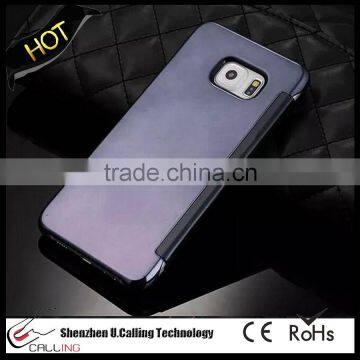 Top Grade For Samsung Note 5 Transparent Mirror View Smart Cover photo-5