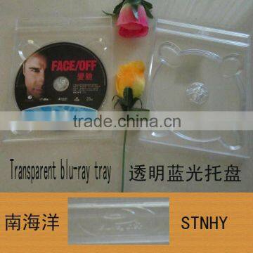 5 mm transparent blu-ray single DVD tray