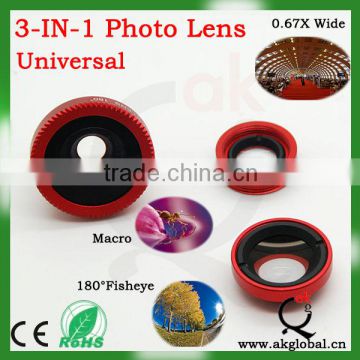 HOT universal digital camera wide angle lens macro lens for nikon canon