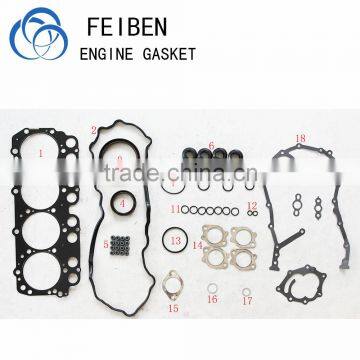 N04C Auto Engine Parts For Toyota Engine Full Gasket Set With Cylinder Head Gasket 04111-81120
