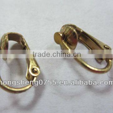 Copper Screw Earings With Gold Color For Girls