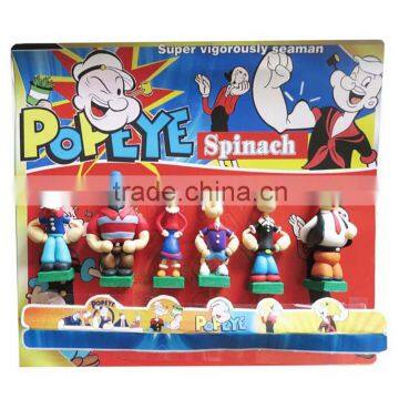 Popeye plastic vinyl toy, mini toy