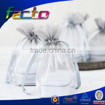 Factory supplier personalized organza drawstring bag fabric