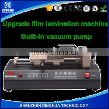 Dinghua film lamination machine built-in vacuum pumps for mobile phone refurbish