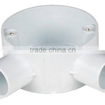 White Competitive Electrical PVC Junction Boxes