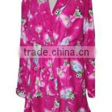 fashion women coral fleece bathrobe